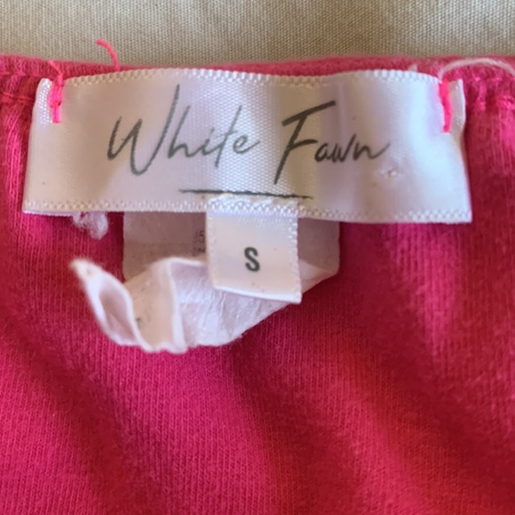 White Fawn Pink tube top - Picture 2 of 2